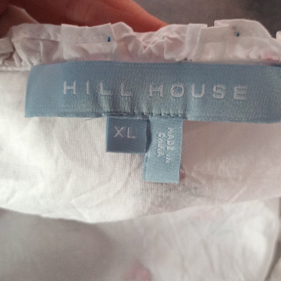 Hill House White Dress with Red Boat Pattern Size XL - Picture 6 of 9